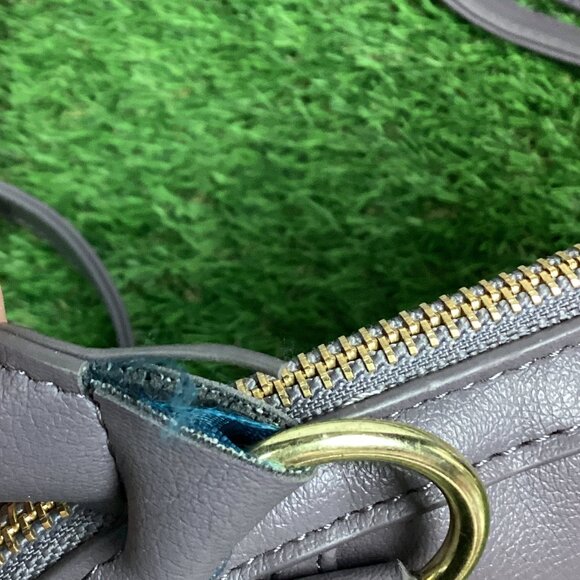 Juicy Couture Gray Faux Sherpa Teddy Handbag - Picture 7 of 15